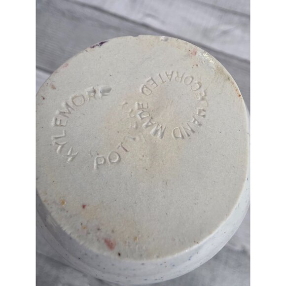 Kylemore Handcrafted Pottery Vase With Cherry Blossom Design - Picture 5 of 8